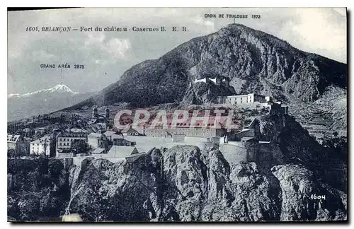 Cartes postales Briancon Fort du Chateau Casernes