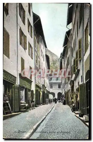 Cartes postales Briancon Grande rue porte de Piguerol