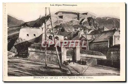 Cartes postales Briancon Porte Pignerol et Fort du Chateau