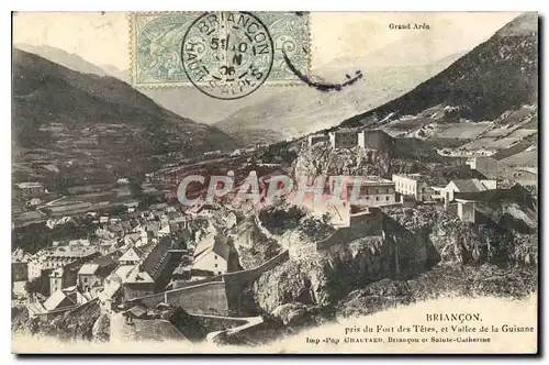 Cartes postales Briancon pris du Fort des Tetes et Vallee de la Guisane