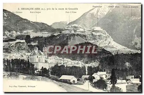 Cartes postales Briancon pris de la route de Grenoble