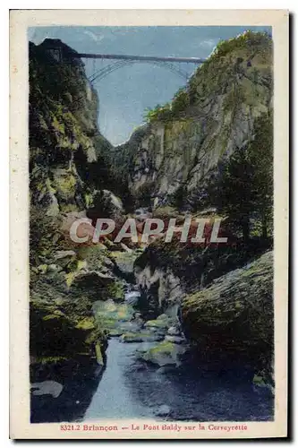 Cartes postales Briancon Le Pont Baldy sur la Cerveyrette