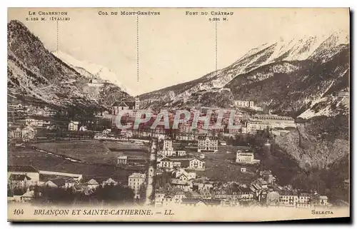 Cartes postales Briancon et Sainte Catherine