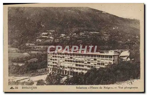 Ansichtskarte AK Briancon Solarium Fleurs de Neige Vue plongeante