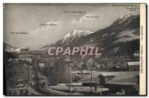 Cartes postales Briancon l'Hiver Vue generale