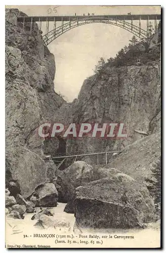 Ansichtskarte AK Briancon Pont Baldy sur la Cerveyrette