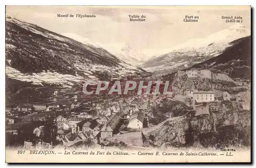 Ansichtskarte AK Briancon Les Casernes du Fort du Chateau