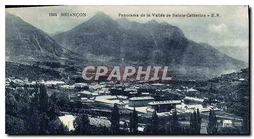 Cartes postales Briancon Panorama de la Vallee de Sainte Catherine