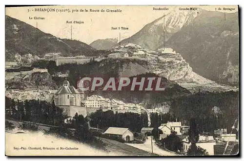 Cartes postales Briancon pris de la Route de Grenoble