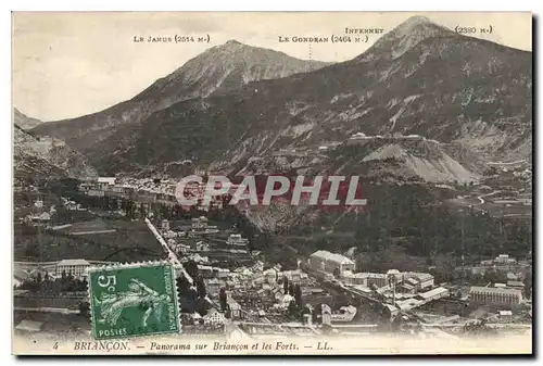 Ansichtskarte AK Briancon Panorama sur Briancon et les Forts