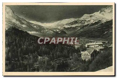 Ansichtskarte AK Briancon Vue de la Ville sur Ste Catherine et la Vallee de la Durance