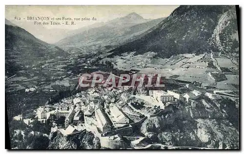 Ansichtskarte AK Briancon et ses Forts vue prise du Fort des Tetes