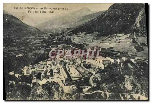 Ansichtskarte AK Briancon et ses Forts vue prise du Fort des Tetes