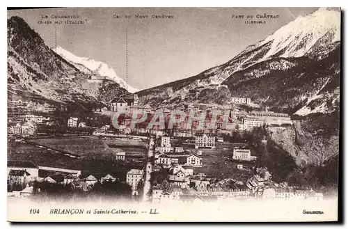 Cartes postales Briancon et Sainte Catherine