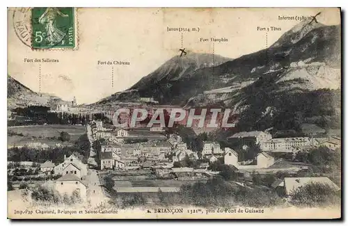 Cartes postales Briancon pris du Pont de Guisane