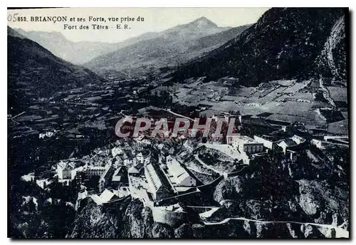 Ansichtskarte AK Briancon et ses Forts vue prise du Fort des Tetes