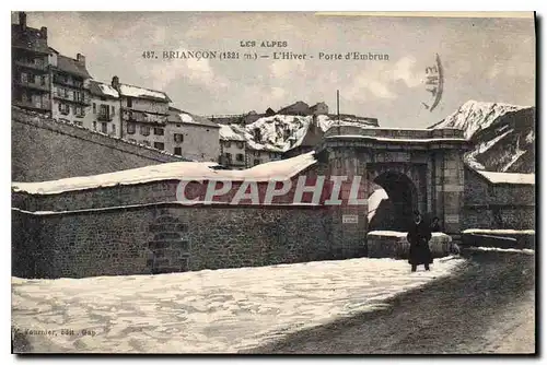 Cartes postales Briancon L'Hiver Porte d'Embrun