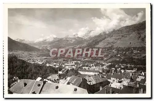 Ansichtskarte AK Briancon Hautes Alpes Vue generale et Vallee de la Durance