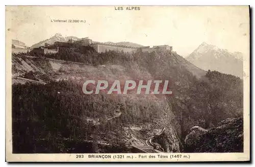 Cartes postales Briancon Fort des Tetes