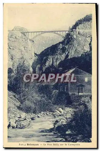 Cartes postales Briancon Le Pont Baldy sur la Cerveyrette