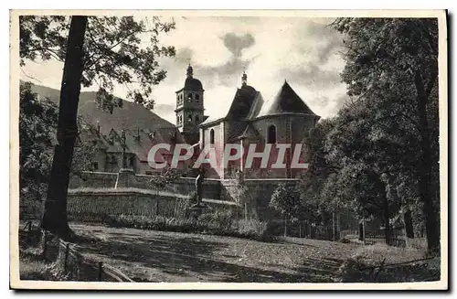 Cartes postales Briancon La Cathedrale vue du jardin d'ete