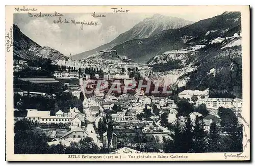 Ansichtskarte AK Briancon Vue generale et Sainte Catherine