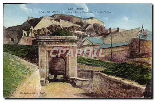 Cartes postales Briancon Porte Pignerol et Fort du Chateau