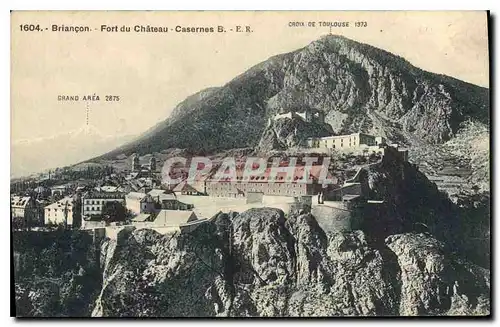 Cartes postales Briancon Fort du Chateau Casernes