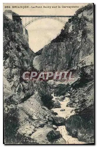 Cartes postales Briancon Le POnt Baldy sur la Cerveyrette