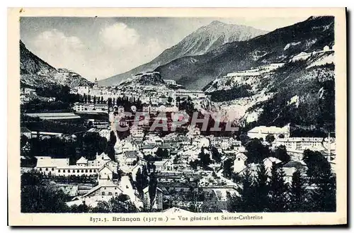 Ansichtskarte AK Briancon Vue generale et Sainte Catherine