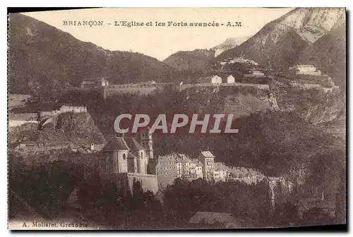 Ansichtskarte AK Briancon L'Eglise et les Forts avances