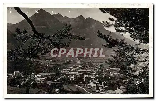 Cartes postales Briancon Hautes Alpes Ste Catherine pris de la Route de Grenoble Pic du Melezin