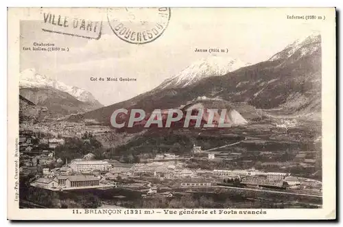 Ansichtskarte AK Briancon Vue generale et Forts avances