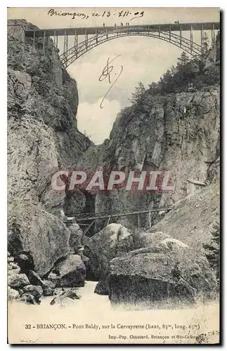 Ansichtskarte AK Briancon Pont Baldy sur la Cerveyrette