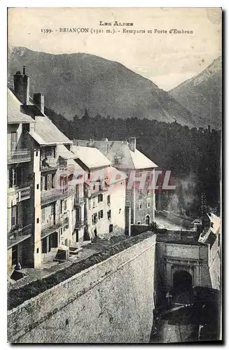 Ansichtskarte AK Briancon Remparts et Porte d'Embrun