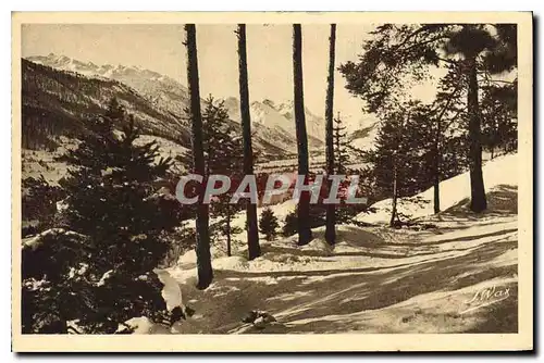 Ansichtskarte AK Briancon Vue sur la Vallee du Lautaret l'Hiver