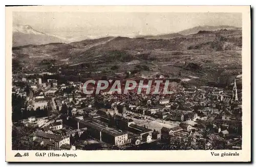 Ansichtskarte AK Gap Htes Alpes Vue generale