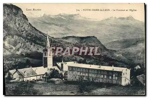 Cartes postales Notre Dame du Laus Le Couvent et l'Eglise