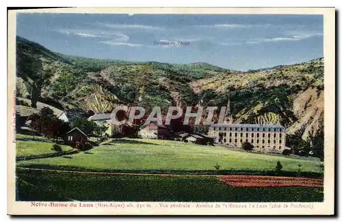 Cartes postales Notre Dame du Laus Htes Alpes Vue generale Avenue de St Etienne