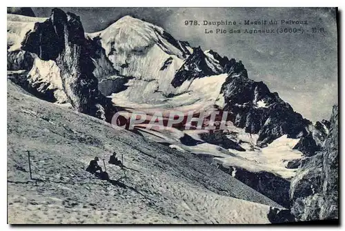 Cartes postales Dauphine Messif du Pelvoux Le Pic des Agneaux