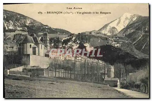 Ansichtskarte AK Briancon Vue generale et les Remparts