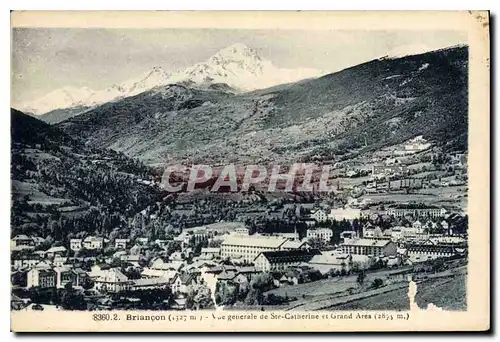 Ansichtskarte AK Briancon Vue generale de Ste Catherine et Grand Area