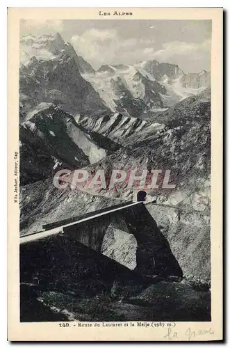 Cartes postales Les Alpes Route du Lautaret et la Meije