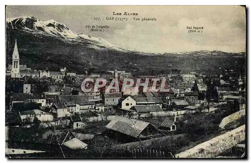 Ansichtskarte AK Les Alpes Gap Vue generale