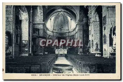 Cartes postales Briancon Interieur de l'Eglise