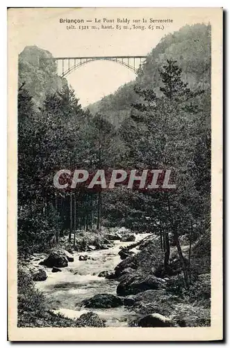 Cartes postales Briancon Le Pont Baldy sur la Serverette