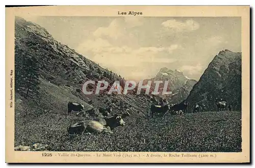 Ansichtskarte AK Les Alpes Vallee du Queyres Le Mont Viso A droite la Roche Taillante