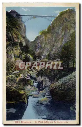 Cartes postales Briancon Le Pont Baldy sur la Cerveyrette