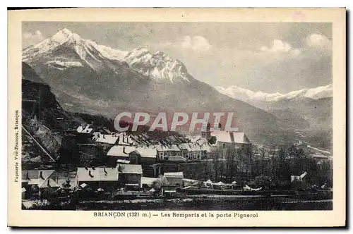 Ansichtskarte AK Briancon Les Remparts et la porte Pignerol