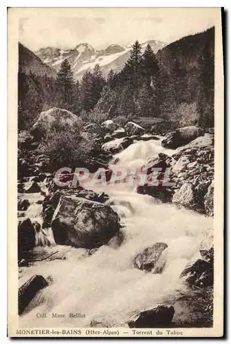 Ansichtskarte AK Monetier les Bains Htes Alpes Torrent du Tabuc